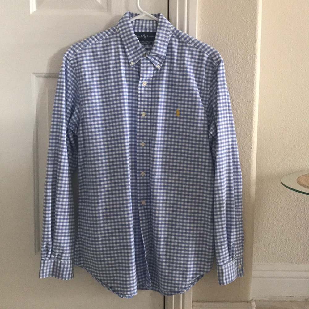 Ralph Lauren checkered Oxford